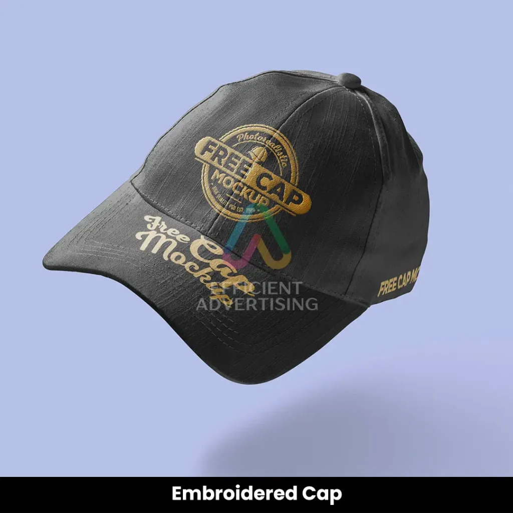 Embroidered Cap — Efficient Advertising Dubai