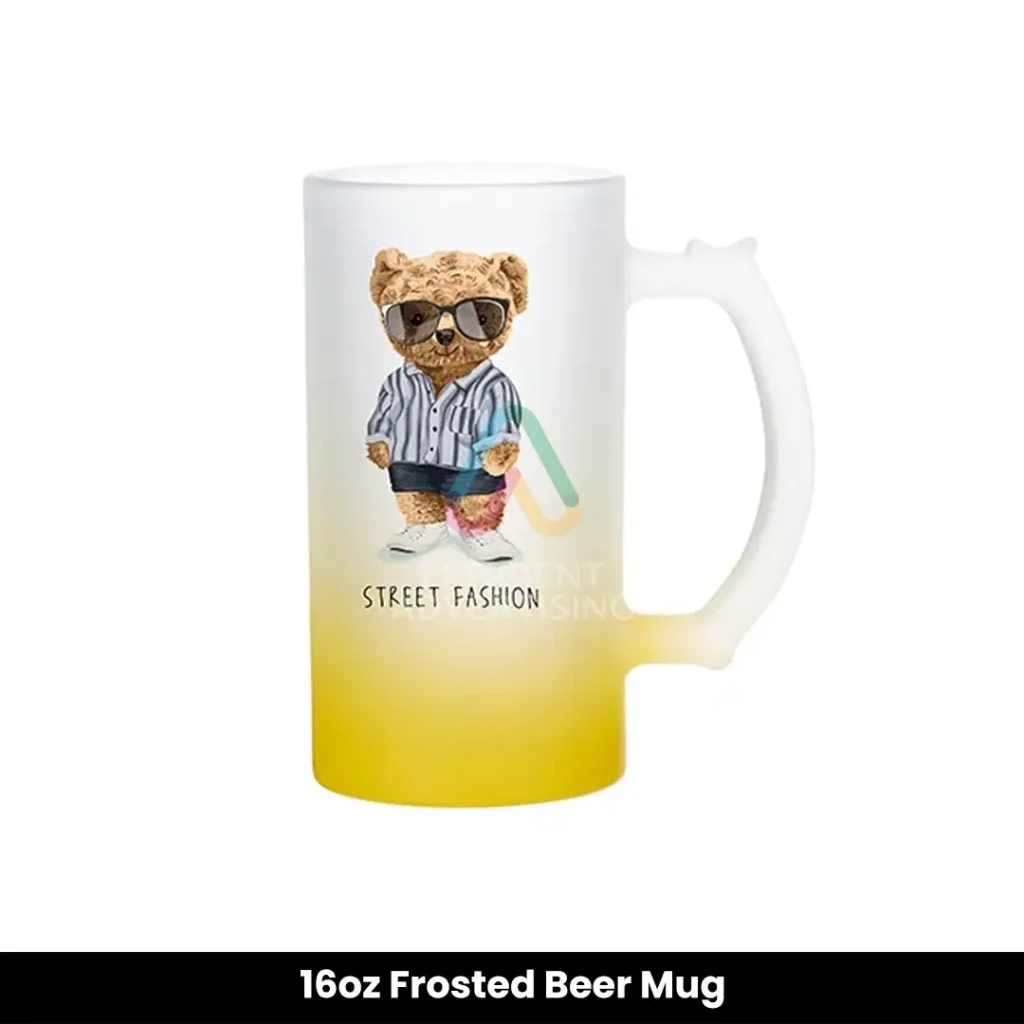 16oz Frosted Beer Mug — Efficient Advertising Dubai
