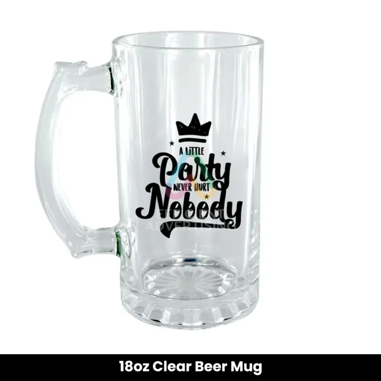 18oz Clear Beer Mug in Corporate Gifts by Efficient Advertising Dubai