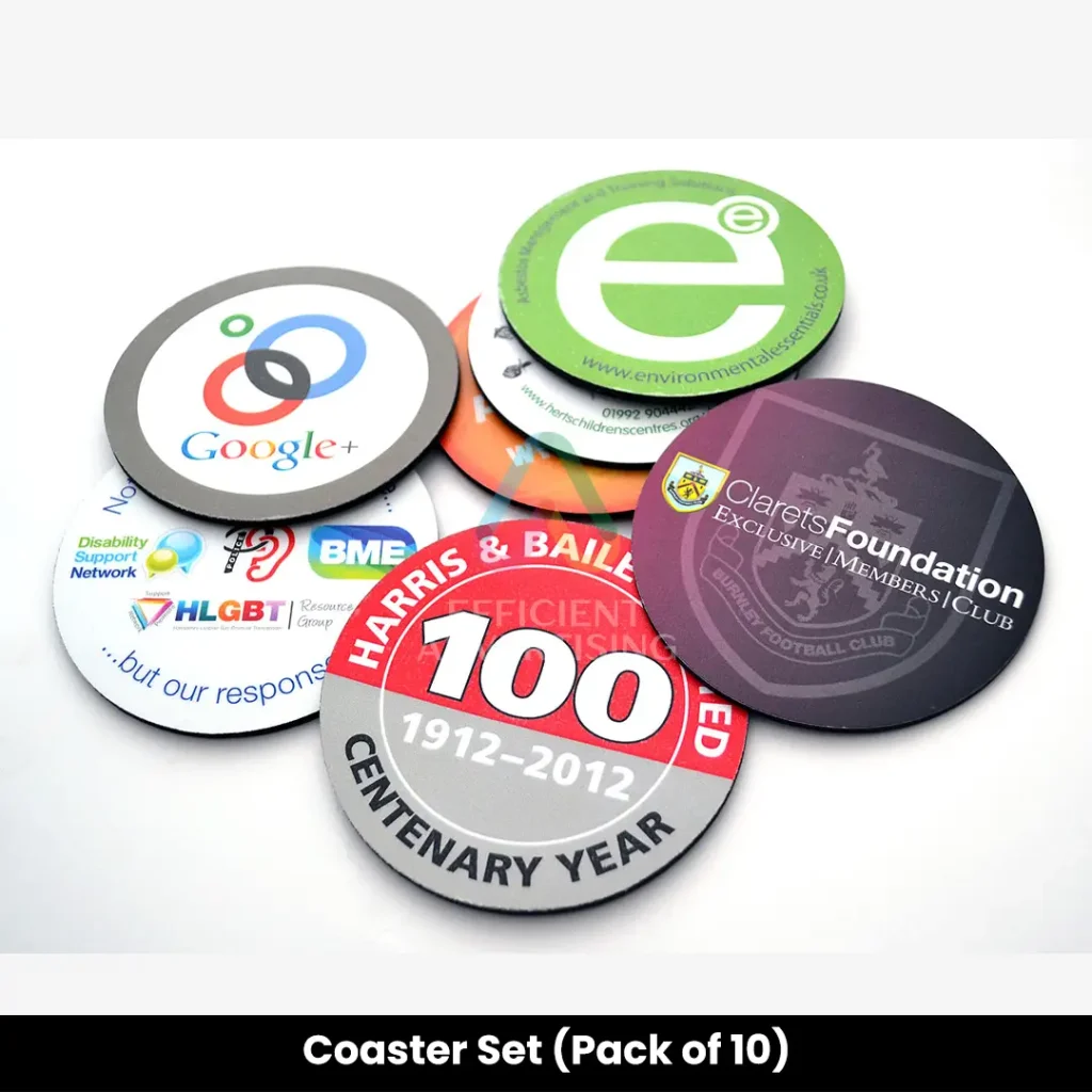 Coaster Set (Pack of 10) — Efficient Advertising Dubai