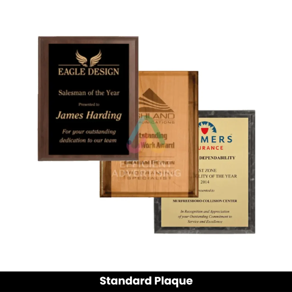 Standard Plaque — Efficient Advertising Dubai