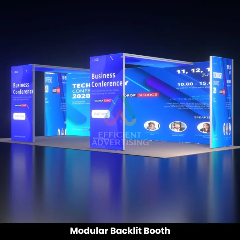 Modular Backlit Booth Dubai