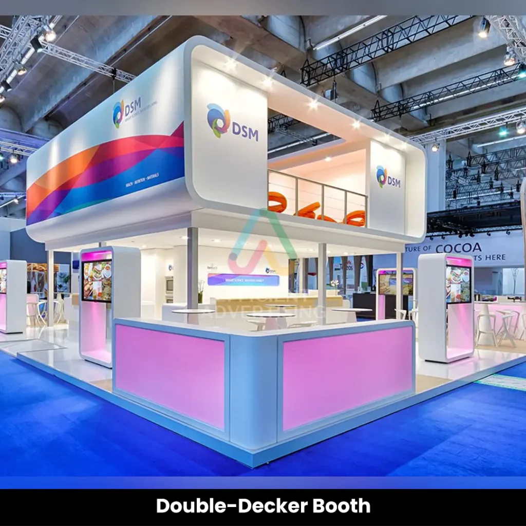 Double-Decker Booth — Efficient Advertising Dubai