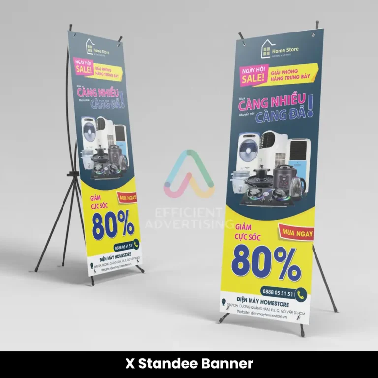 X Standee Banner Dubai