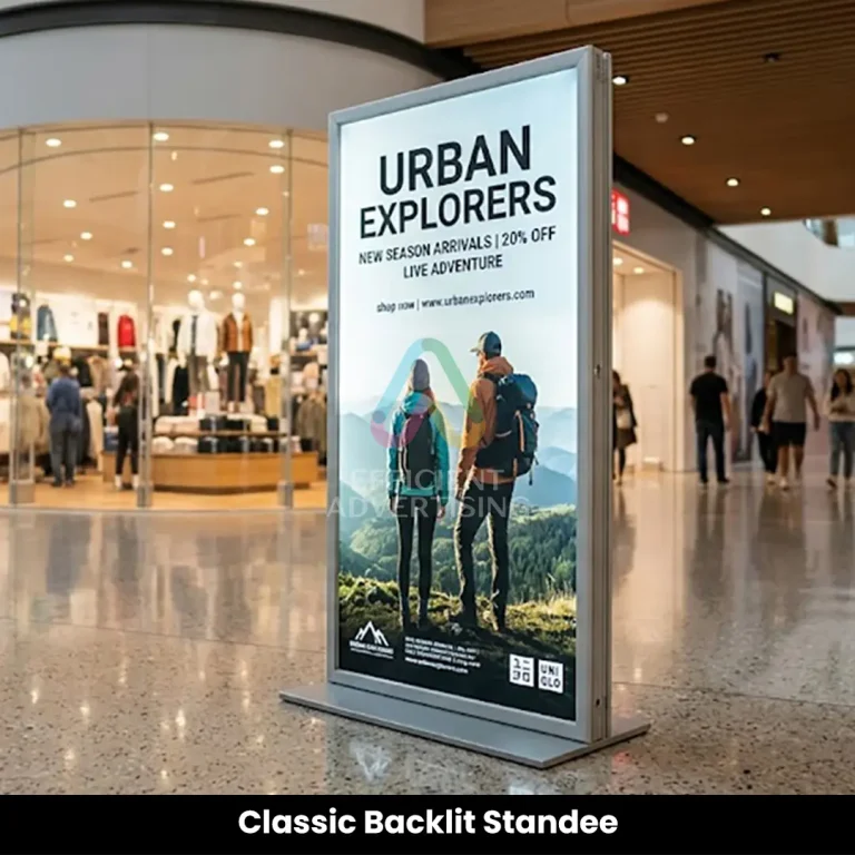 Classic Backlit Standee in Exhibitions & Events by Efficient Advertising Dubai