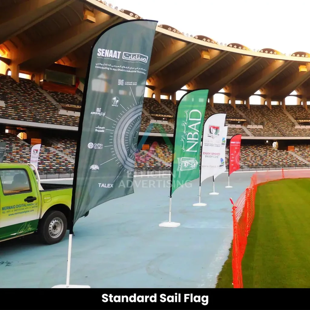 Standard Sail Flag — Efficient Advertising Dubai