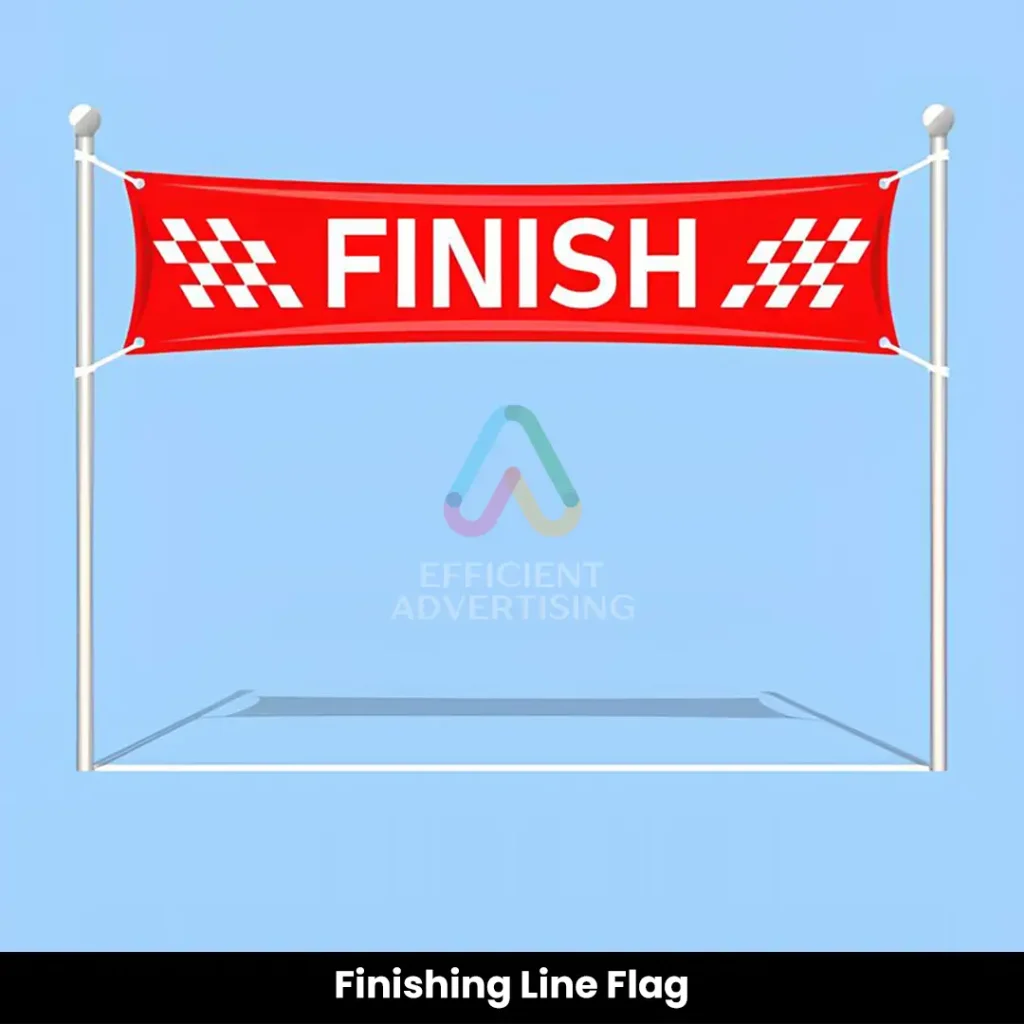 Finishing Line Flag — Efficient Advertising Dubai
