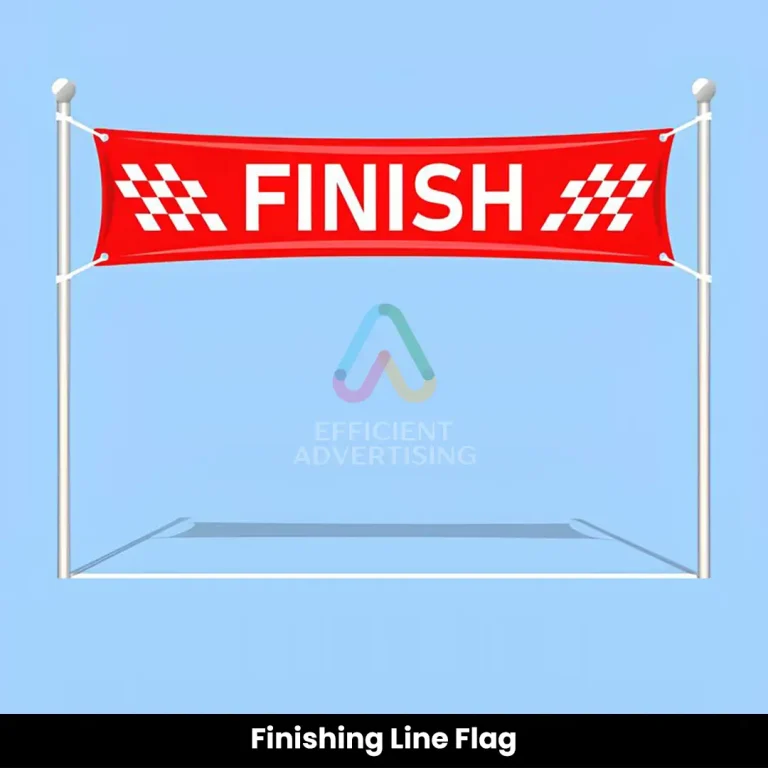 Finishing Line Flag in Flags by Efficient Advertising Dubai