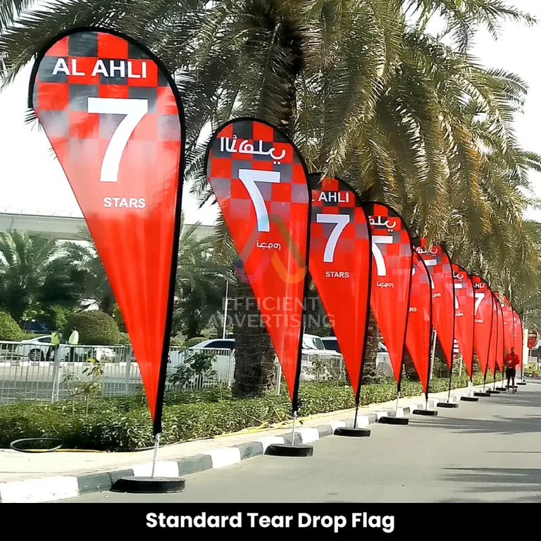 Standard Tear Drop Flag Dubai