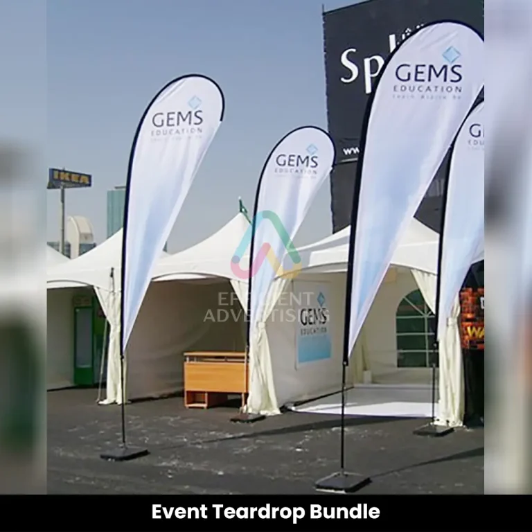 Event Teardrop Bundle in Flags by Efficient Advertising Dubai