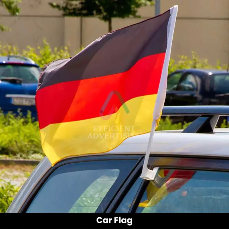 Car Flag in Flags by Efficient Advertising Dubai