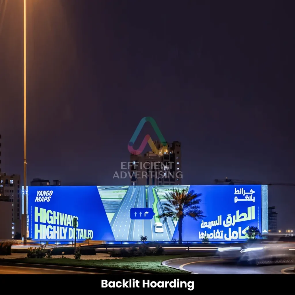 Backlit Hoarding — Efficient Advertising Dubai