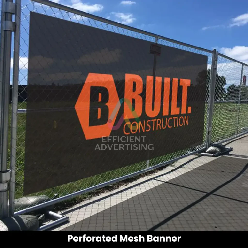 Perforated Mesh Banner — Efficient Advertising Dubai