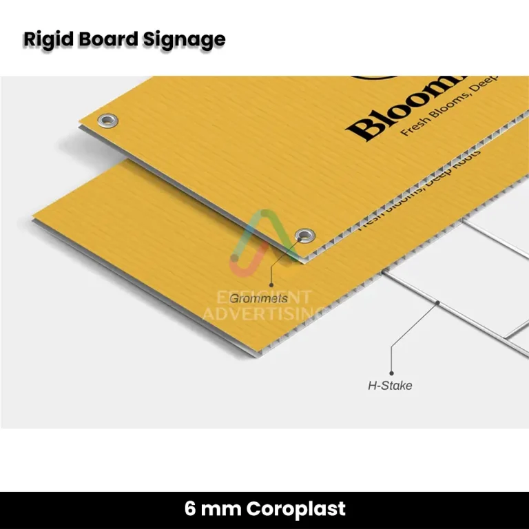 6mm Coroplast in Large Format by Efficient Advertising Dubai