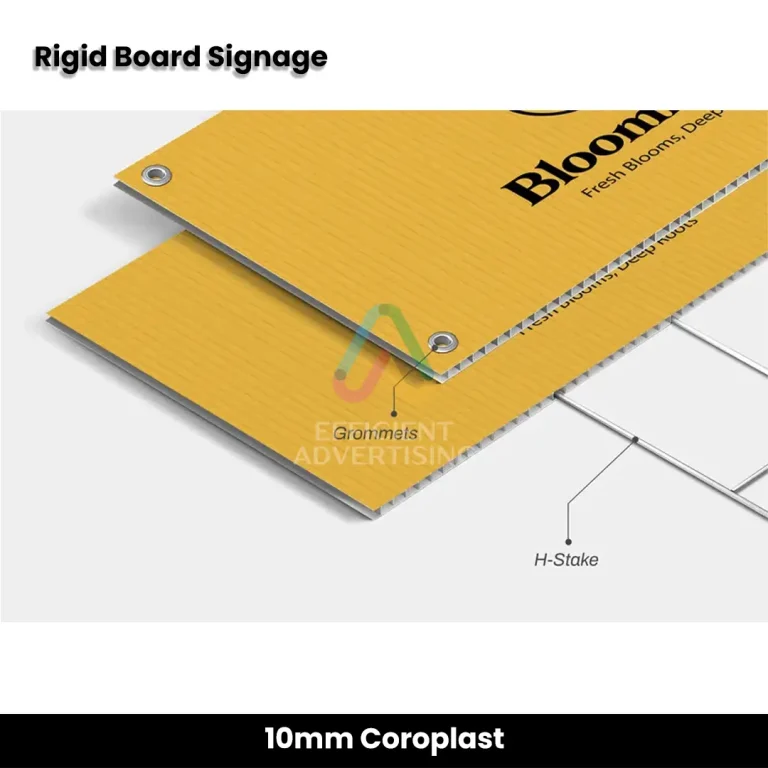 10mm Coroplast in Large Format by Efficient Advertising Dubai