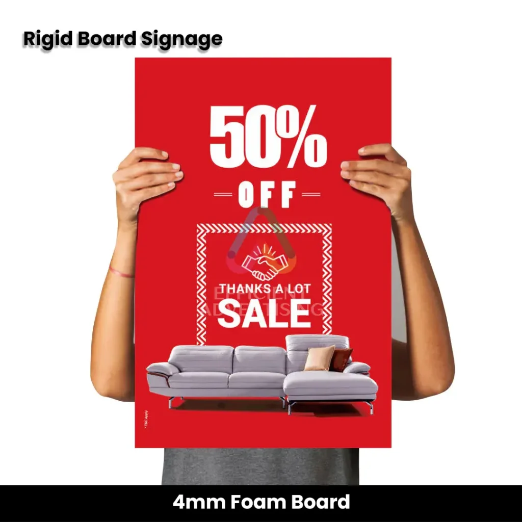 4mm Foam Board — Efficient Advertising Dubai