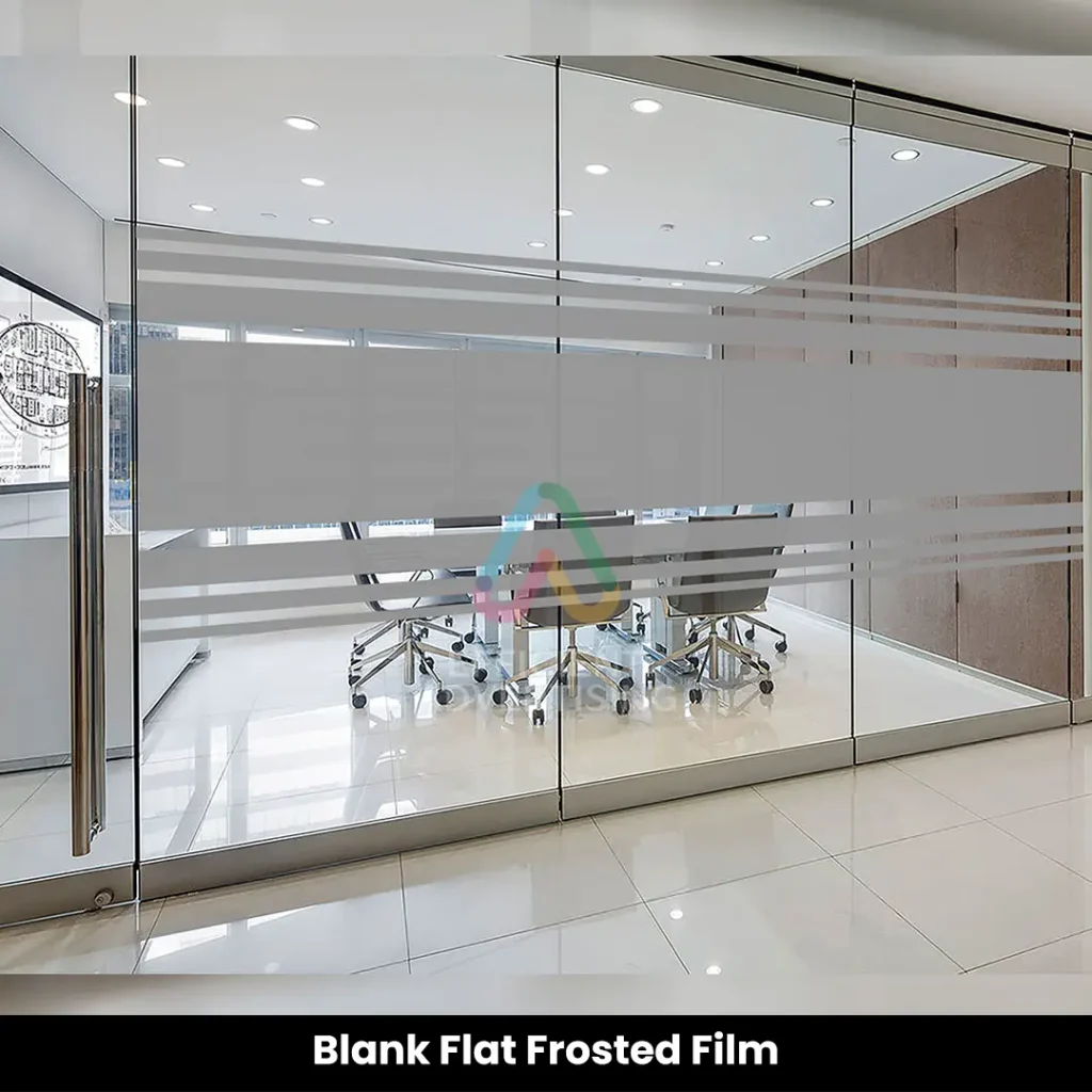 Blank Flat Frosted Film — Efficient Advertising Dubai