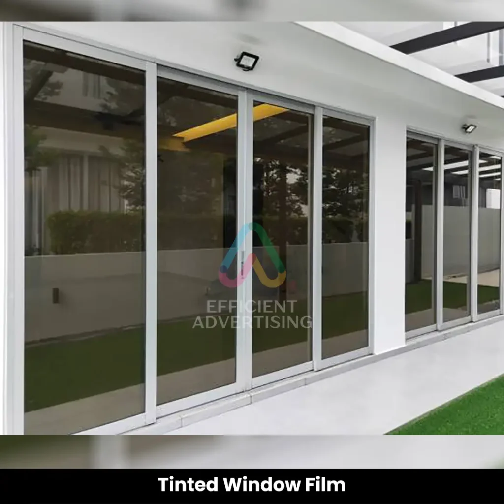Tinted Window Film — Efficient Advertising Dubai