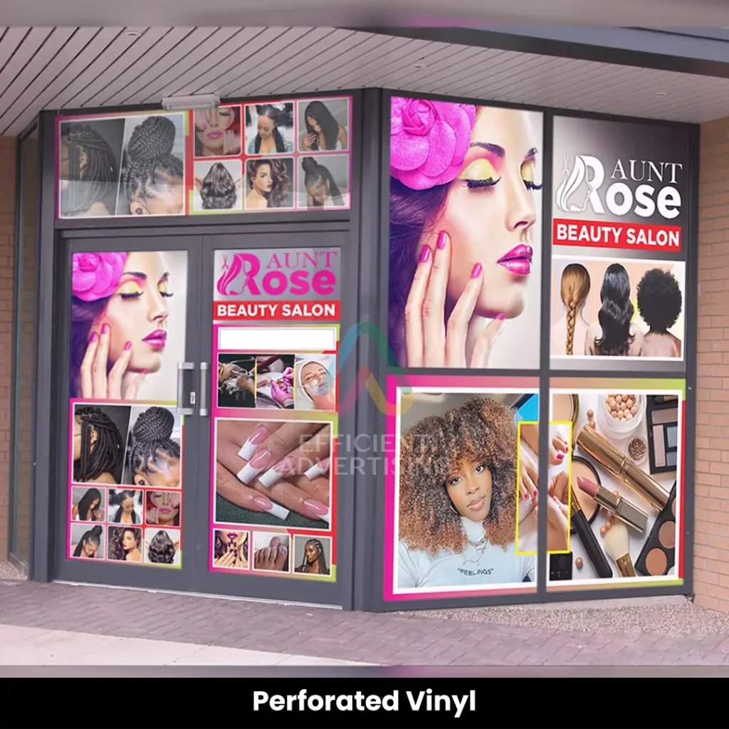 Perforated Vinyl — Efficient Advertising Dubai