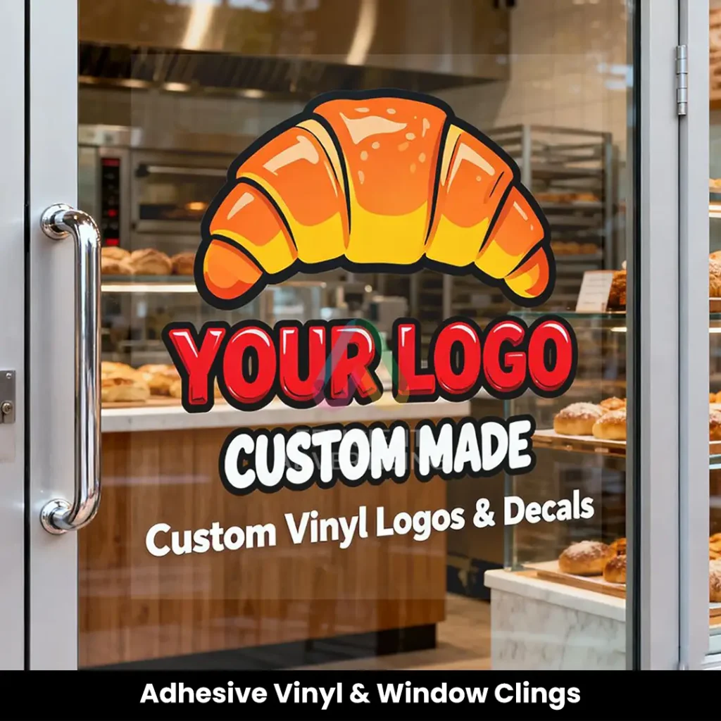 Adhesive Vinyl & Window Clings — Efficient Advertising Dubai