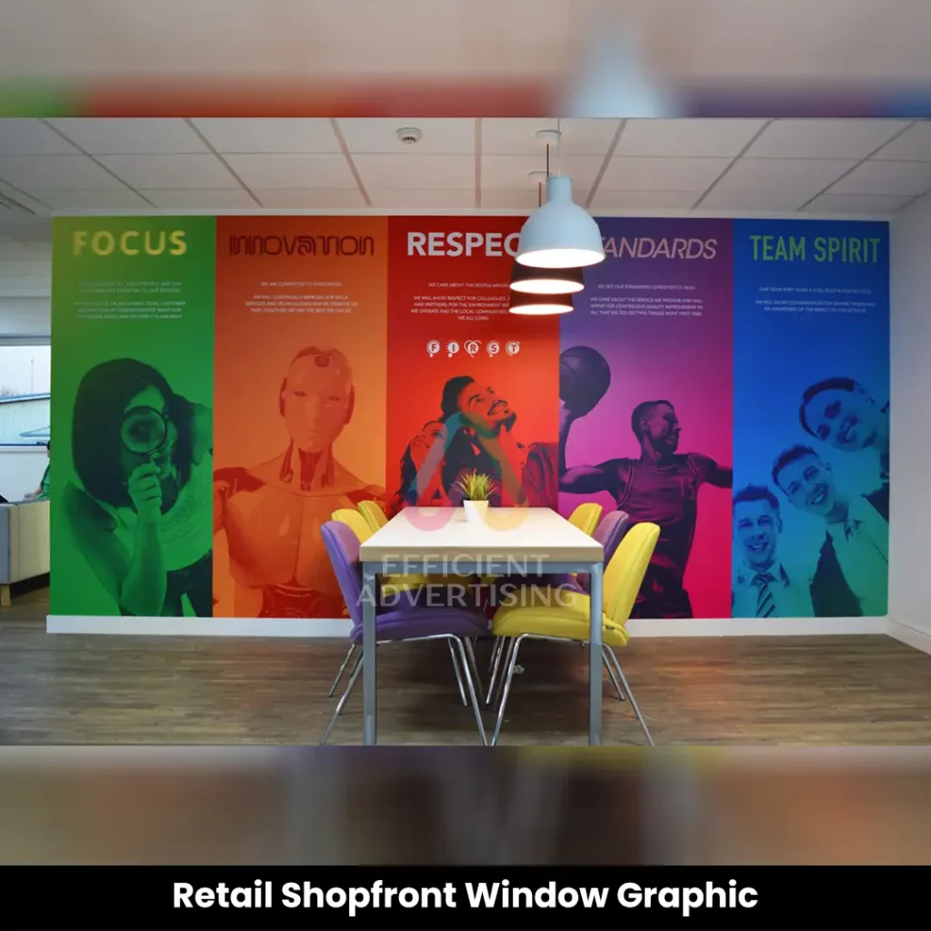 Retail Shopfront Window Graphic — Efficient Advertising Dubai