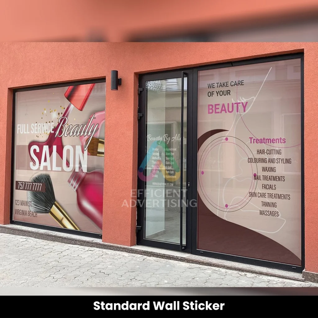 Standard Wall Sticker — Efficient Advertising Dubai