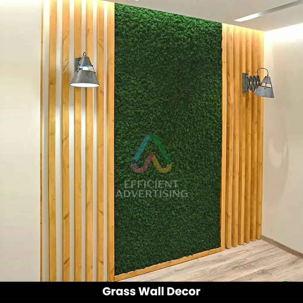 Grass Wall Decor — Efficient Advertising Dubai