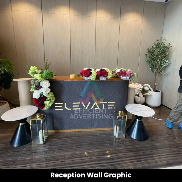 Reception Wall Graphic Dubai