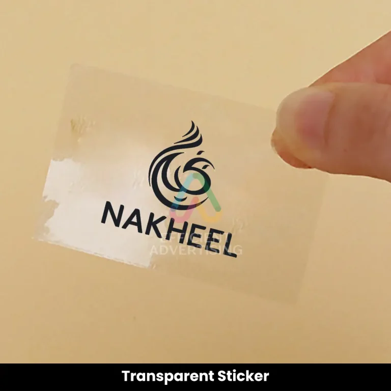 Transparent Sticker Dubai