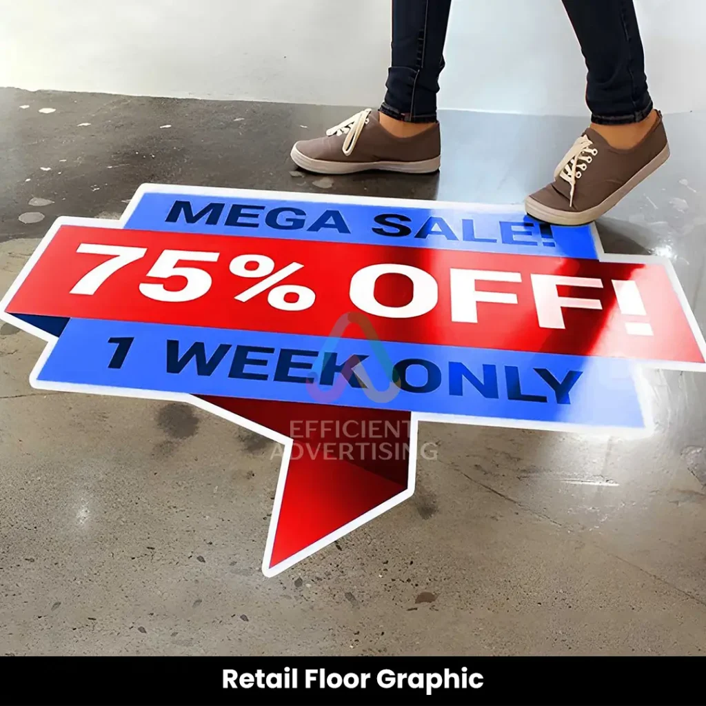 Retail Floor Graphic — Efficient Advertising Dubai