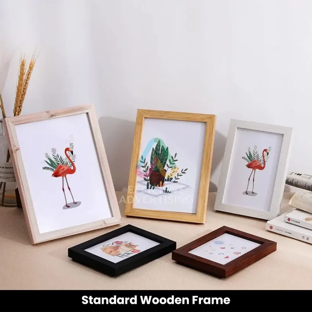 Standard Wooden Frame — Efficient Advertising Dubai