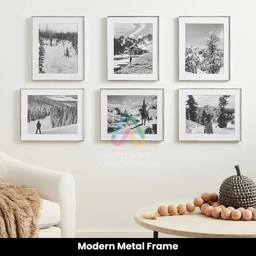 Modern Metal Frame — Efficient Advertising Dubai