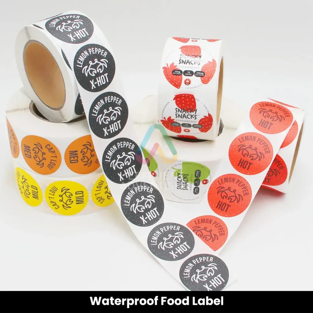 Waterproof Food Label — Efficient Advertising Dubai