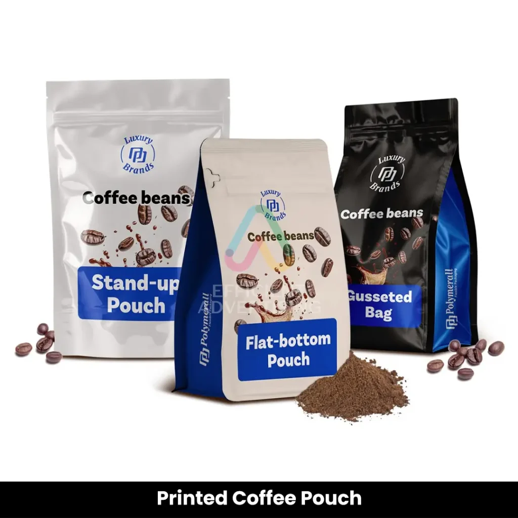 Printed Coffee Pouch — Efficient Advertising Dubai