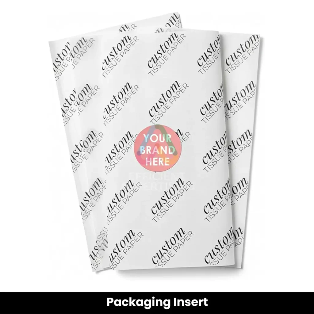 Packaging Insert — Efficient Advertising Dubai