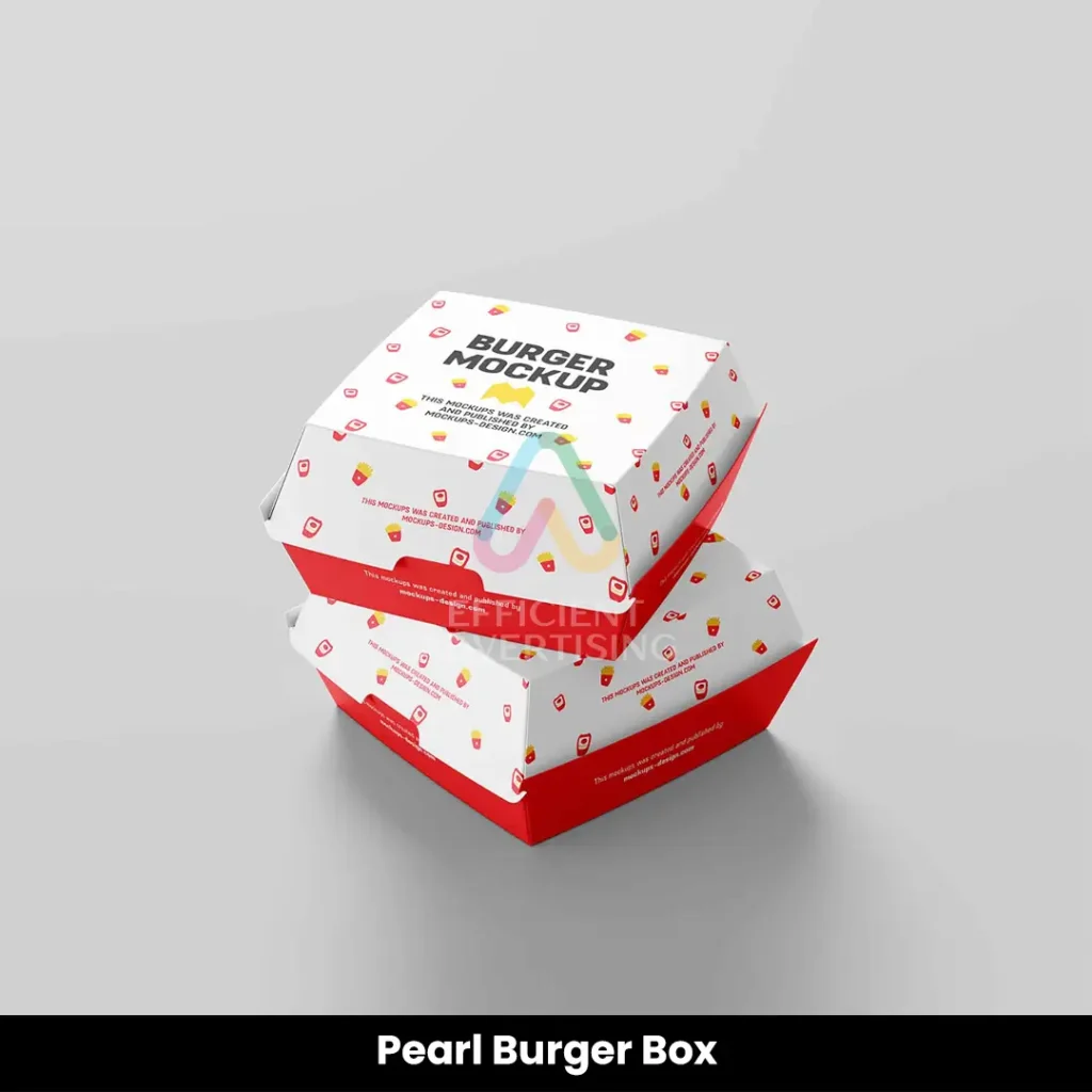 Pearl Burger Box — Efficient Advertising Dubai