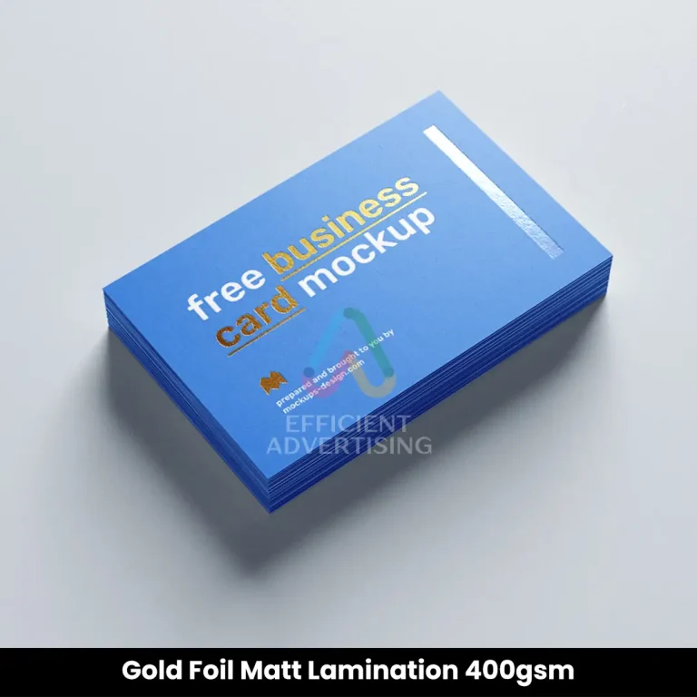 Gold Foil Matt Lamination 400gsm Dubai