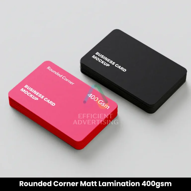 Rounded Corner Matt Lamination 400gsm Dubai
