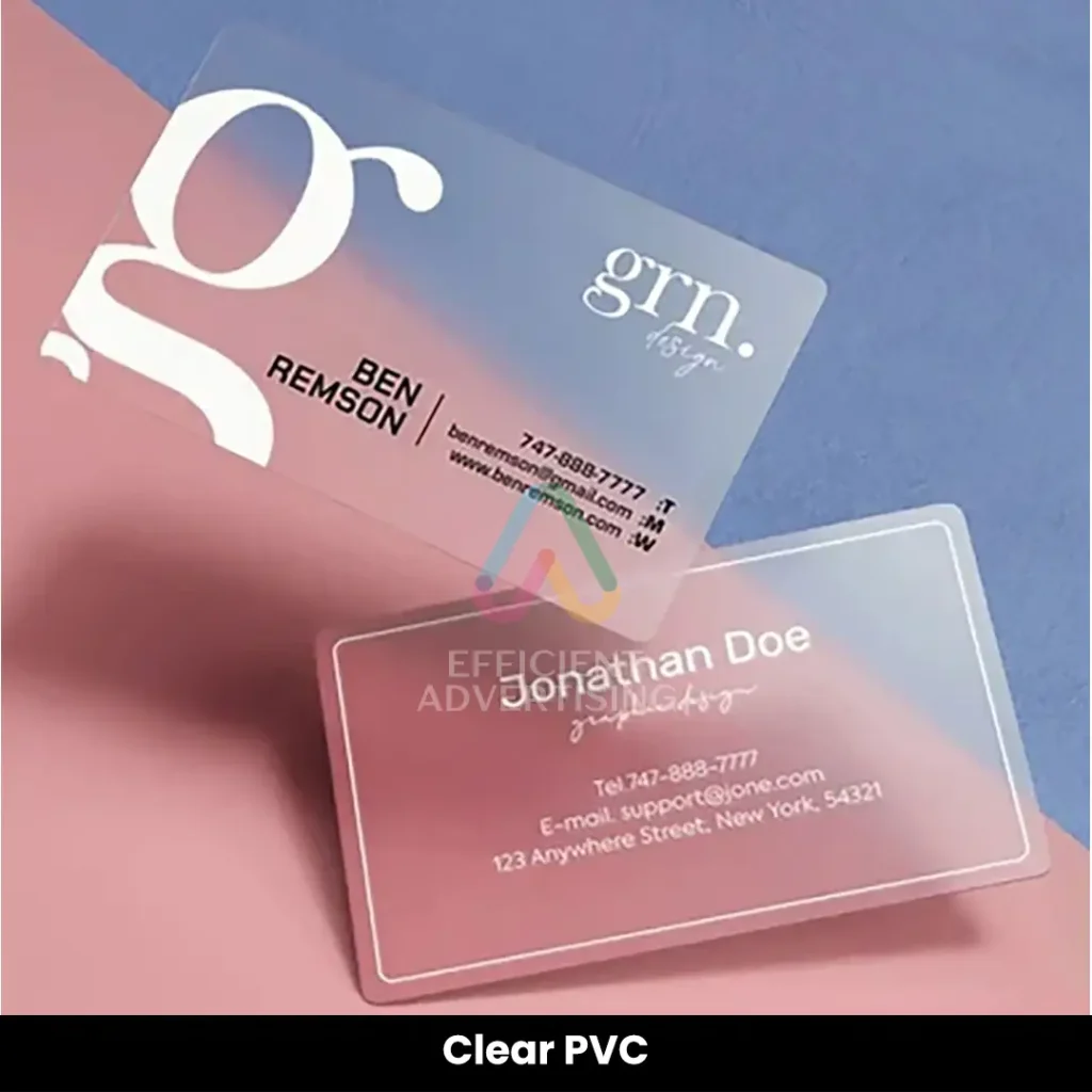Clear PVC — Efficient Advertising Dubai