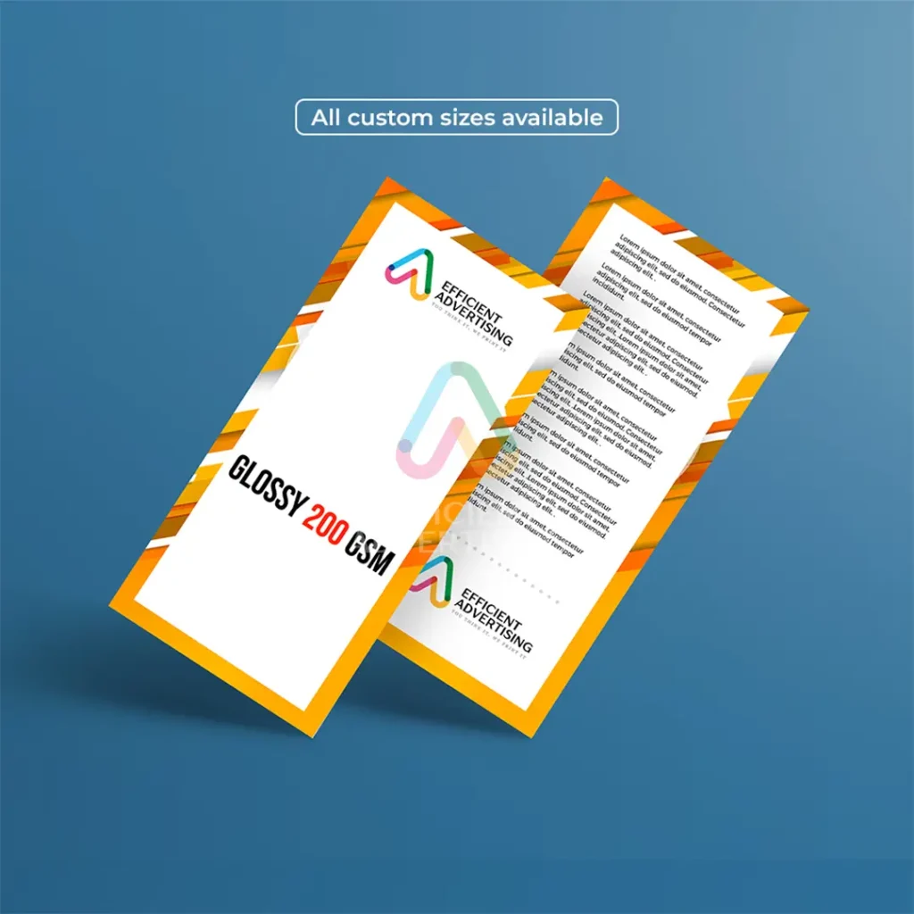 Glossy Paper 200gsm — Efficient Advertising Dubai