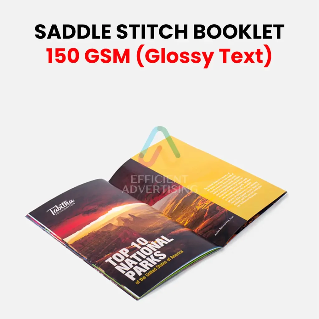 100lb Gloss Text — Efficient Advertising Dubai