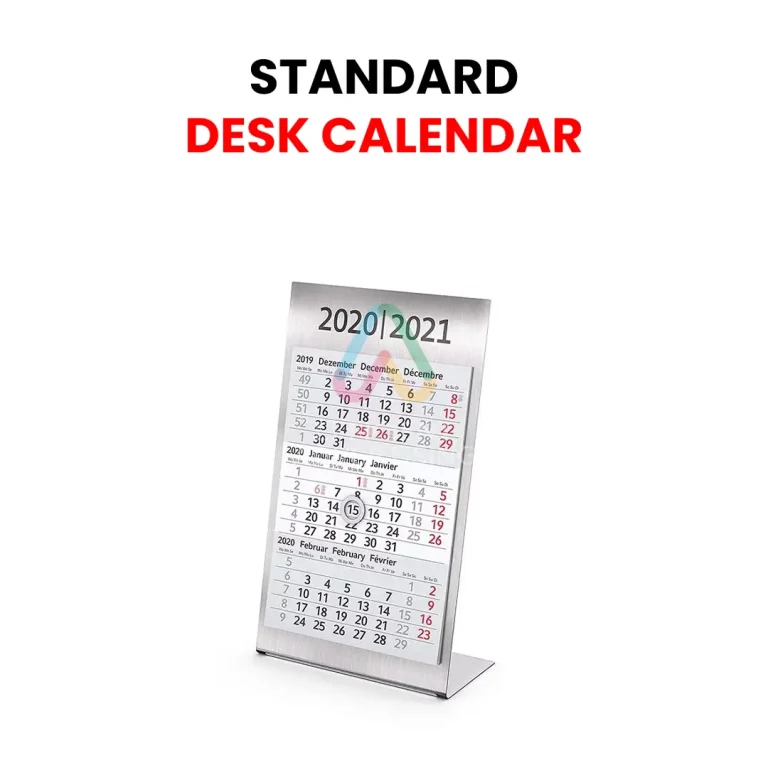 Standard Desk Calendar Dubai