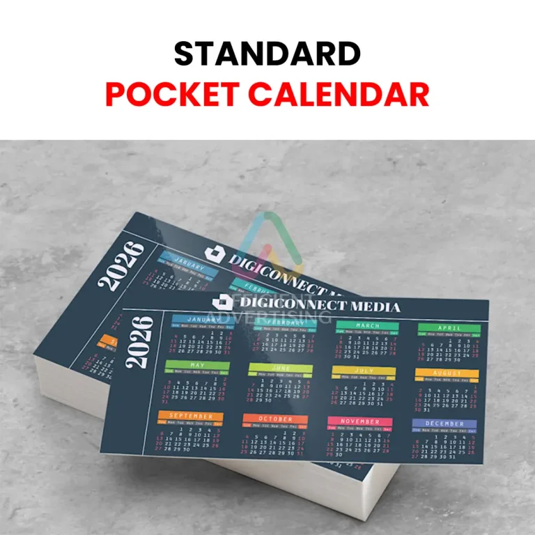 Standard Pocket Calendar Dubai