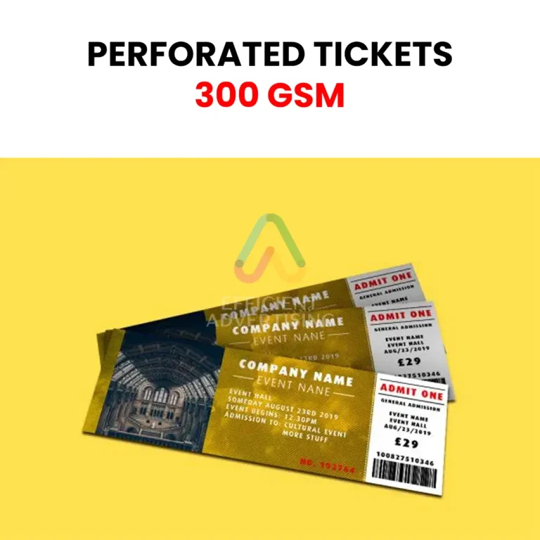 Perforated Ticket Dubai