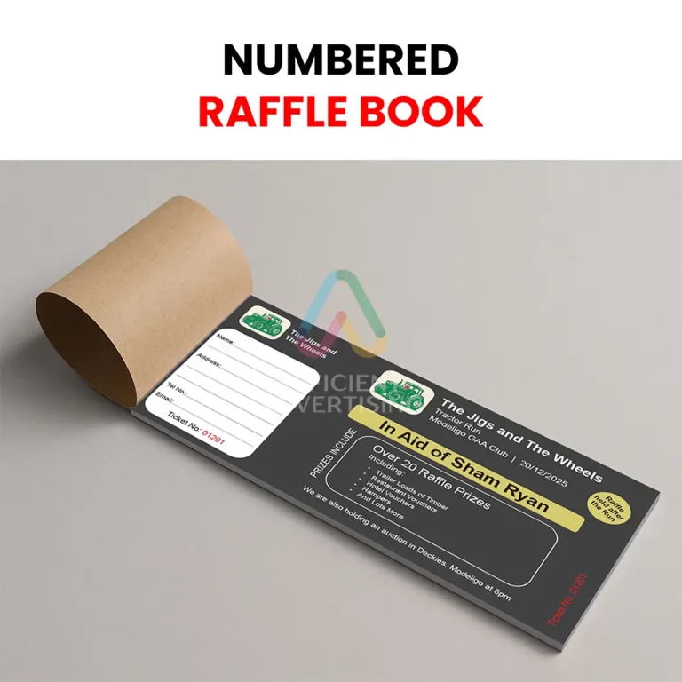 Numbered Raffle Book in Tickets & Coupons by Efficient Advertising Dubai