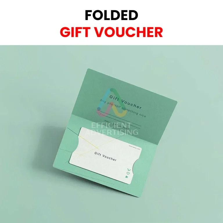 Folded Gift Voucher Dubai