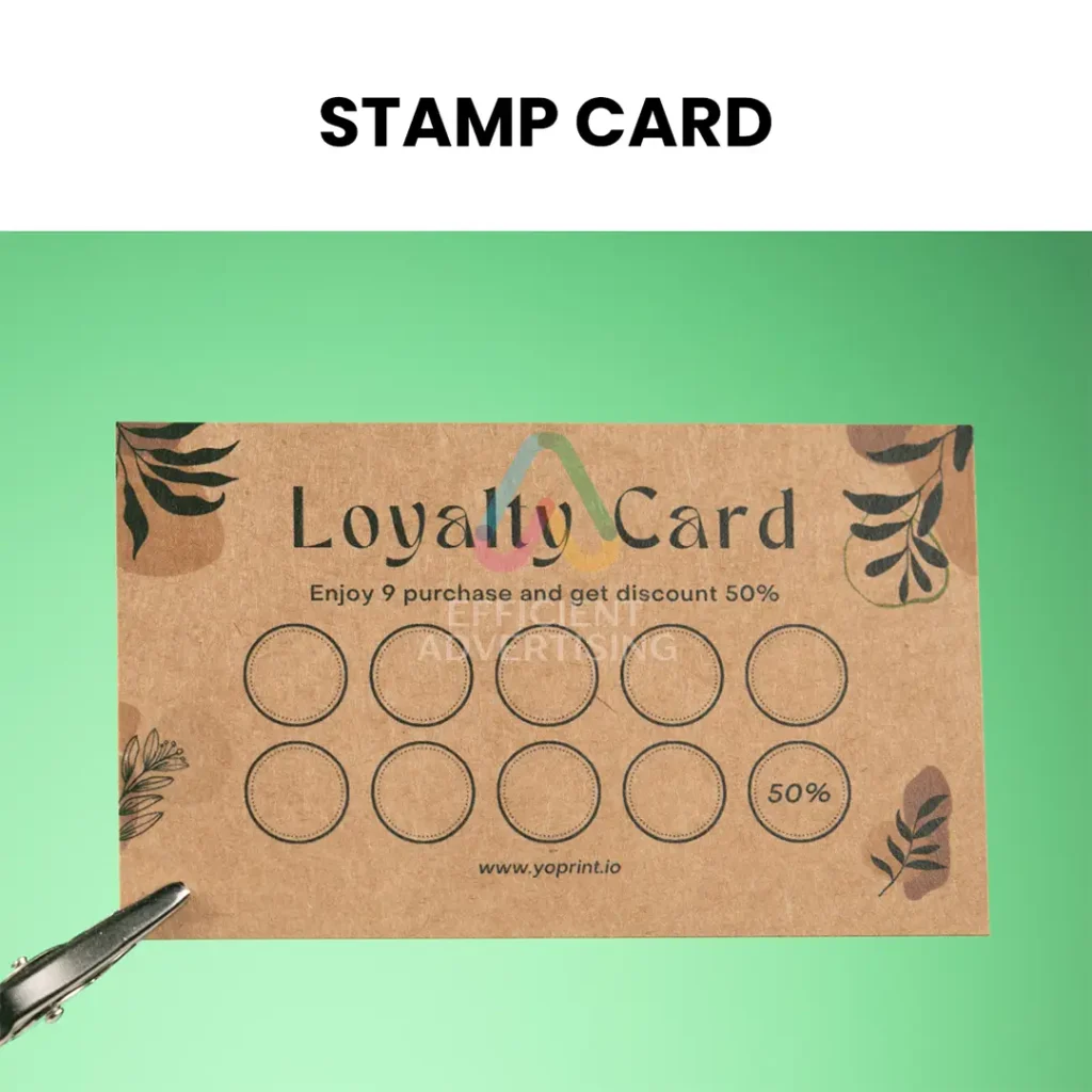 Stamp Card — Efficient Advertising Dubai