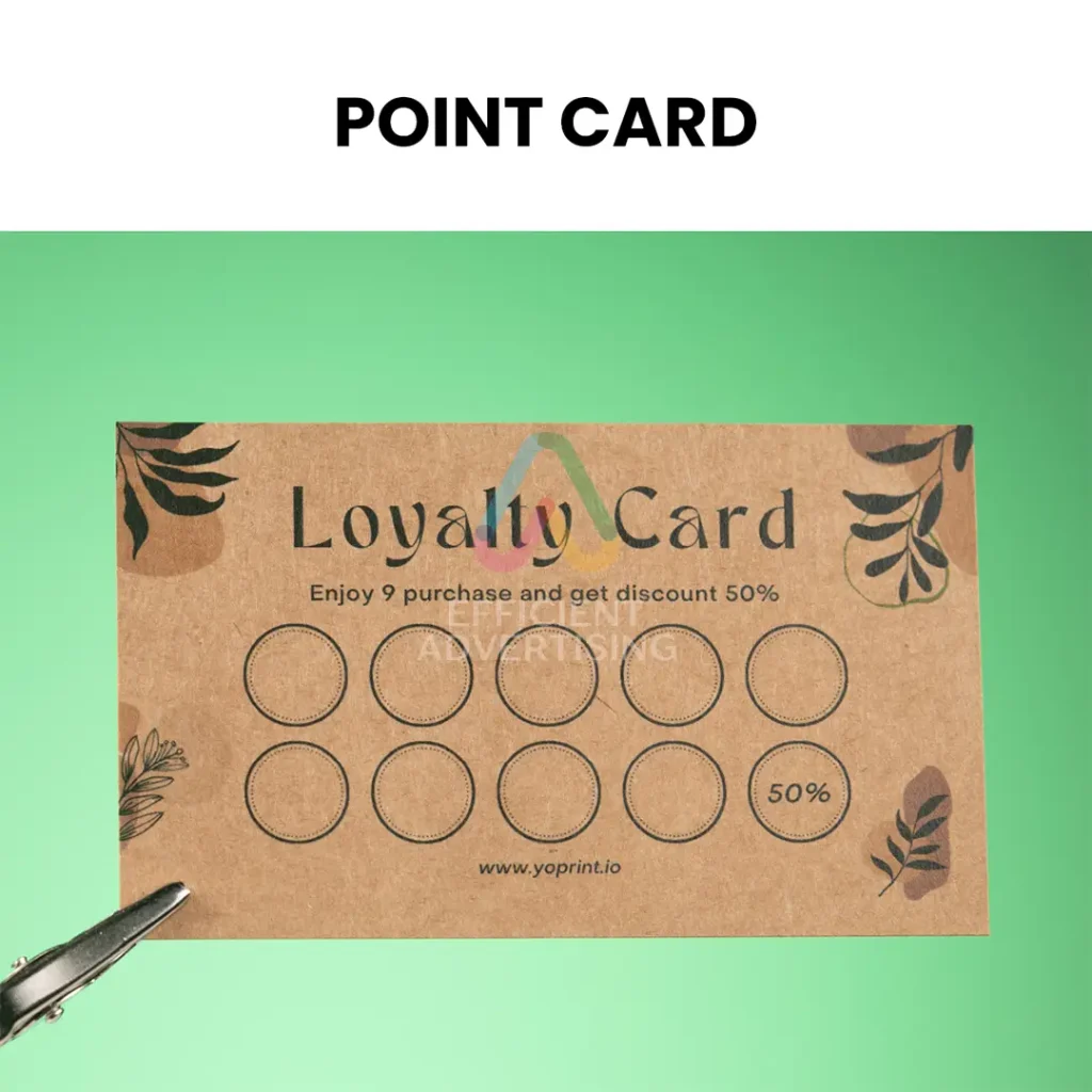 Points Card — Efficient Advertising Dubai