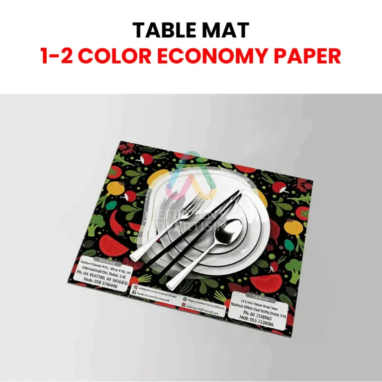 1-2 Color – Economy Paper in Print & Stationery by Efficient Advertising Dubai