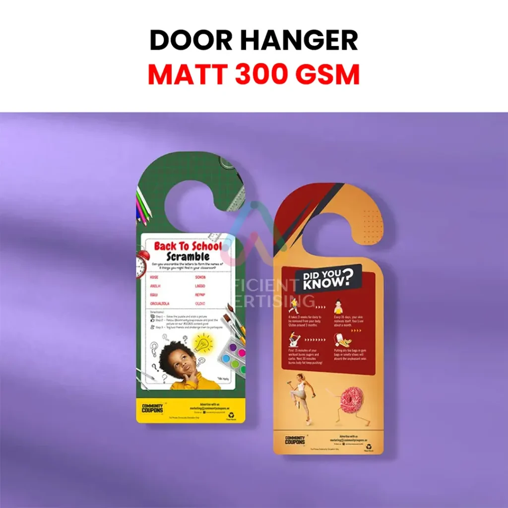 350 GSM+Matte — Efficient Advertising Dubai